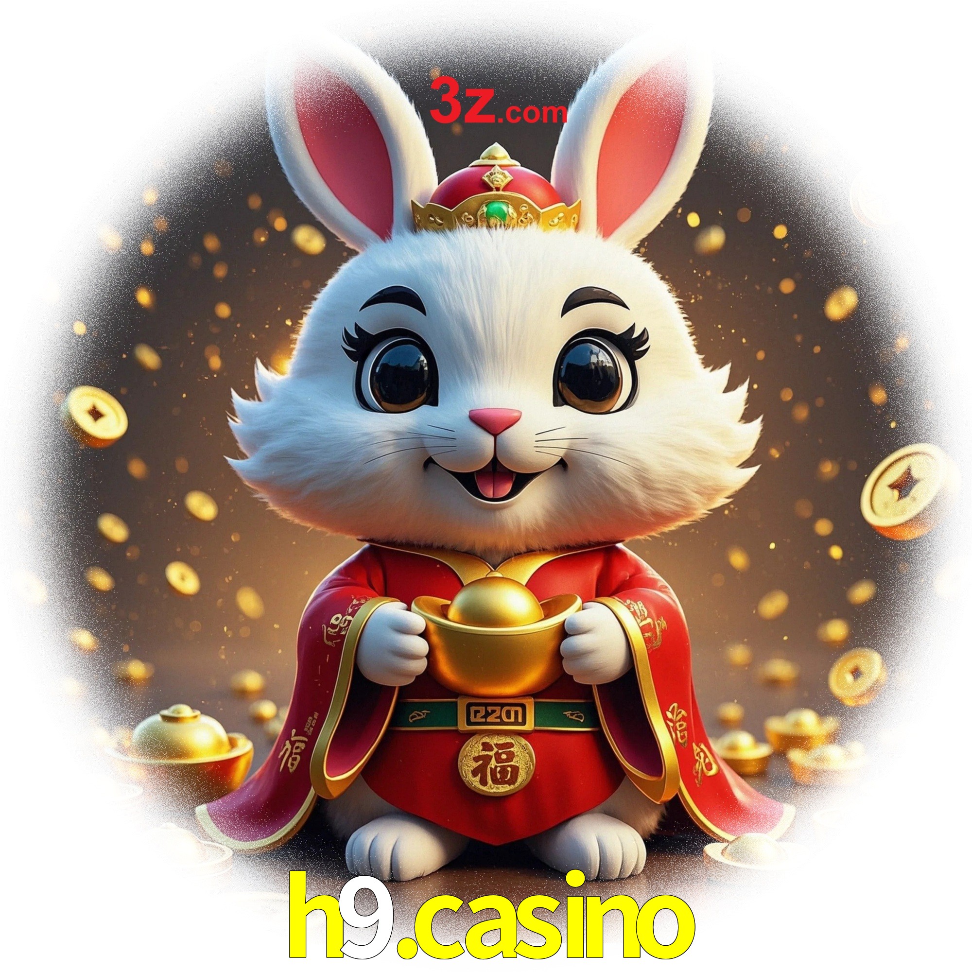 Slot machine 3D icon with number 7 and 1